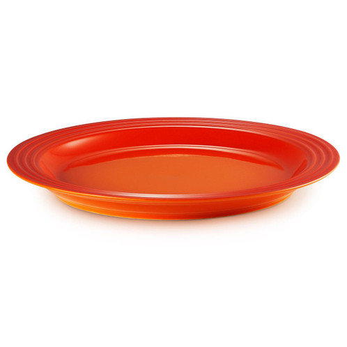 Volcanic Le Creuset Stoneware 12 Piece Dinnerware Set lifestyle side plate