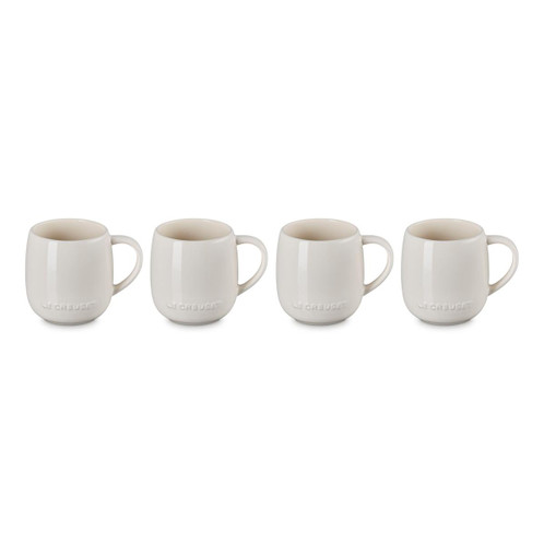 Creme Le Creuset Set of 4 380ml U Mugs