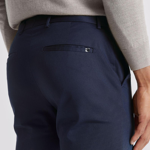 Dark Navy Spoke Mens Sharps Chino Back Pocket
