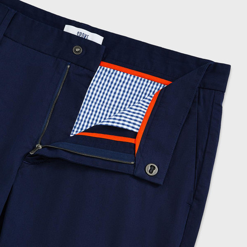Dark Navy Spoke Mens Sharps Chino Inner