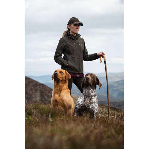 Green Hoggs Of Fife Womens Ardross 4-Way Active Jacket lifestyle