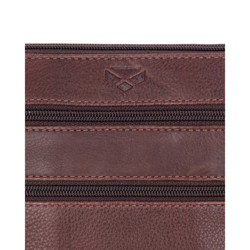 Conker Hoggs Of Fife Monarch Leather Travel Organiser Logo