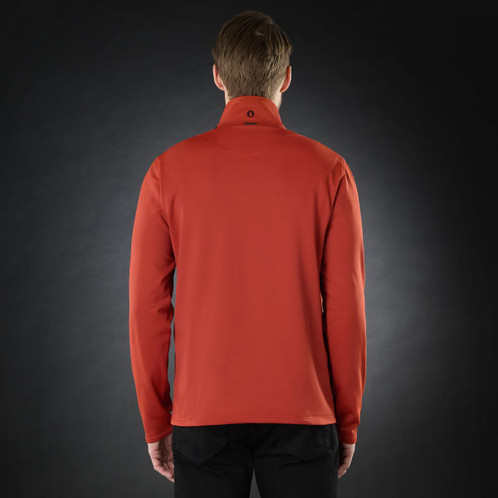 Rust Musto Mens EVO Thermal Lite Tech Fleece Back
