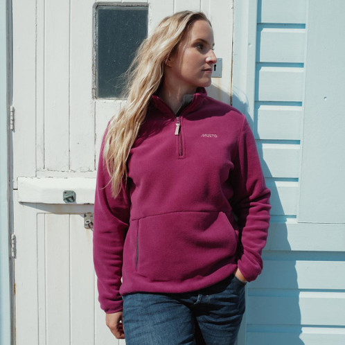 Very Berry Musto Womens Classic Fleece Lifestyle 3
