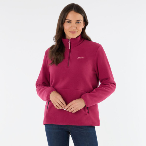 Very Berry Musto Womens Classic Fleece Front