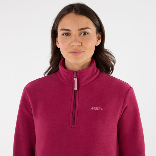 Very Berry Musto Womens Classic Fleece Collar