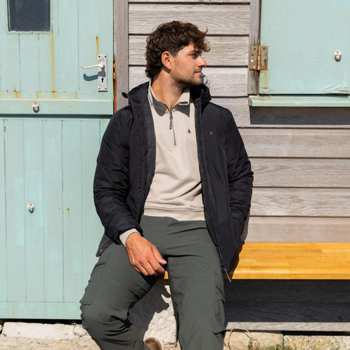 Black Musto Mens Original Insulated Waterproof Jacket Lifestyle