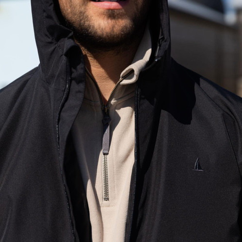 Black Musto Mens Original Insulated Waterproof Jacket Lifestyle 3