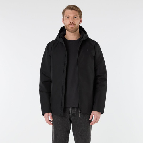 Black Musto Mens Original Insulated Waterproof Jacket Front