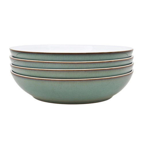 Denby Regency Green 4 Piece Pasta Bowl Set