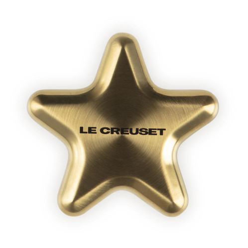 Le Creuset Signature Gold Finish Star Knob 47mm