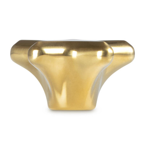 Le Creuset Signature Gold Finish Star Knob 47mm Side View