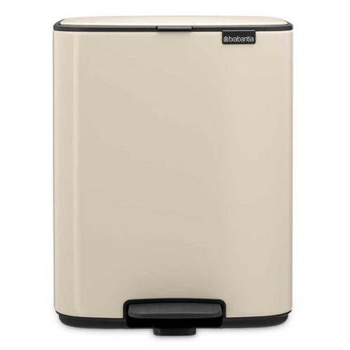 Soft Beige Brabantia Bo Pedal Bin 12 Litre