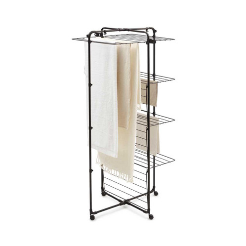 Black Brabantia HangOn Drying Rack 30 Metres In Use