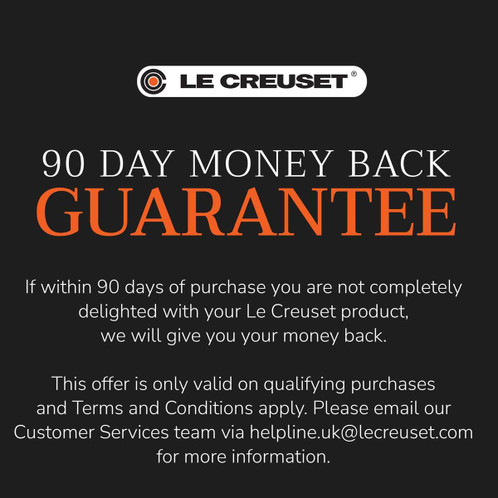 Le Creuset Signature Cast Iron Oval Casserole 35cm Money Back Guarantee Detail