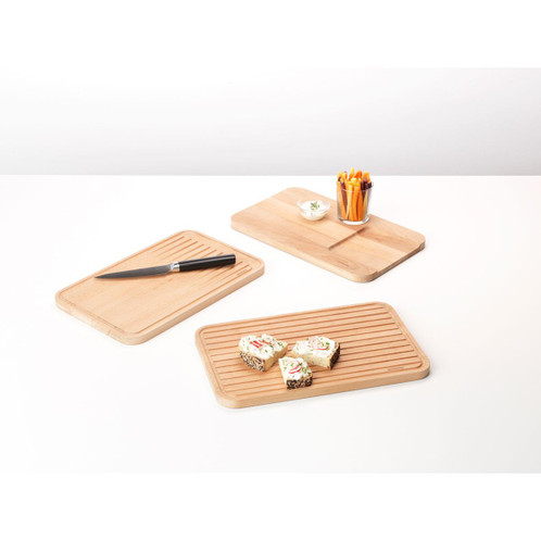 Brabantia Profile Wooden Chopping Boards Set of 3 Lifestyle