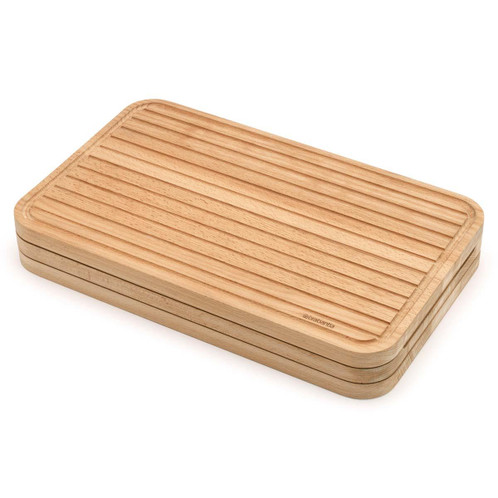 Brabantia Profile Wooden Chopping Boards Set of 3 Stacked
