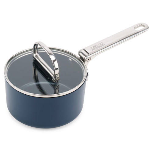 Joseph Joseph Space Folding Handle Ceramic Non-stick Saucepan With Lid