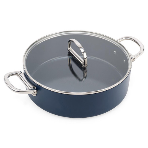 Joseph Joseph Space Folding Handle Ceramic Non-stick Shallow Casserole With Lid