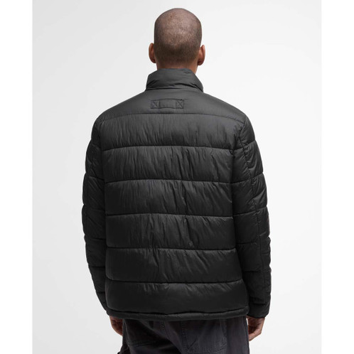 Black Barbour Mens Offshore Quilted Jacket Back