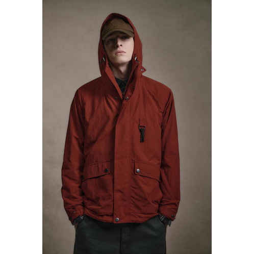 Fried Brick Barbour Mens Rig Showerproof Jacket Lifestlye