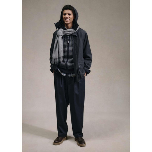 Navy Barbour Mens Modern Beaufort Waterproof Jacket Lifestyle