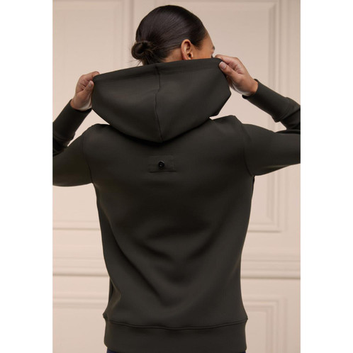 Heritage Khaki Holland Cooper Womens Crystal Hoodie Hood Detail