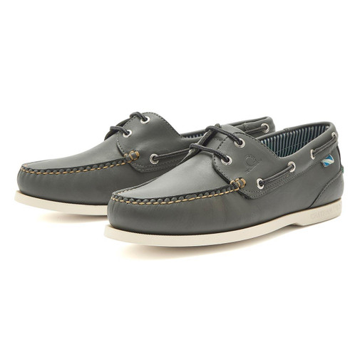 Dark Grey Chatham Mens Crew G2 Deck Shoe