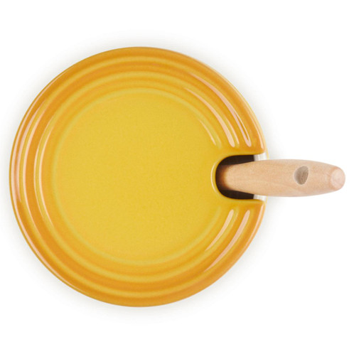 Le Creuset Stoneware Boston Honey Pot With Dipper Top View