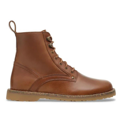 Cognac Birkenstock Bryson Natural Leather Boots Side View