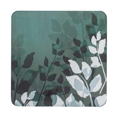 Denby Colours Green Foliage Set of 6 Coasters