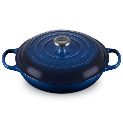 Le Creuset Signature Cast Iron Shallow Casserole 30cm Lapis