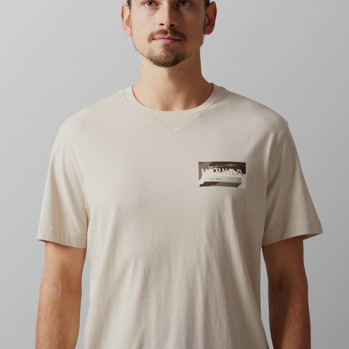 Peyote Grey Harkila Mens Core T-shirt On model