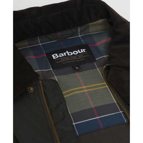 Barbour Mens Lightweight Stratford Wax Jacket Detail