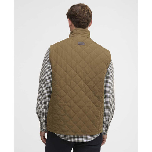 Beech Barbour Mens Sander Quilted Gilet Back