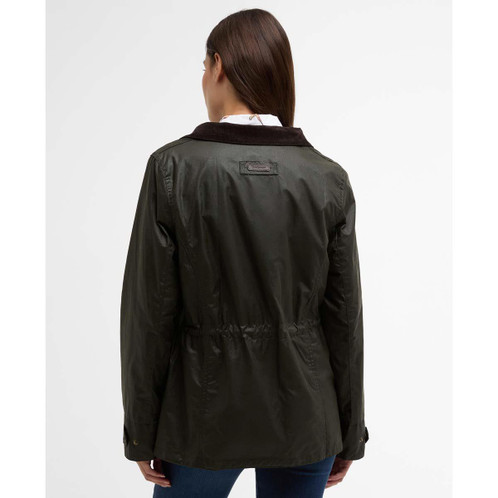Barbour Womens Summer Sapper Wax Jacket Back