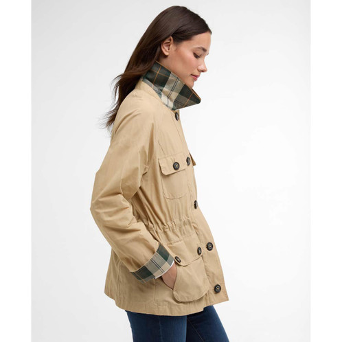 Safari Barbour Womens Croton Casual Jacket side