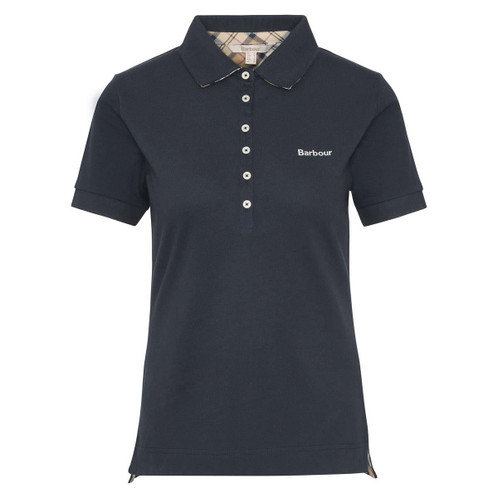 Navy Barbour Womens Portsdown Top