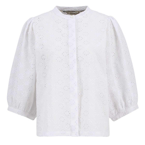 White Barbour Womens Layla Top