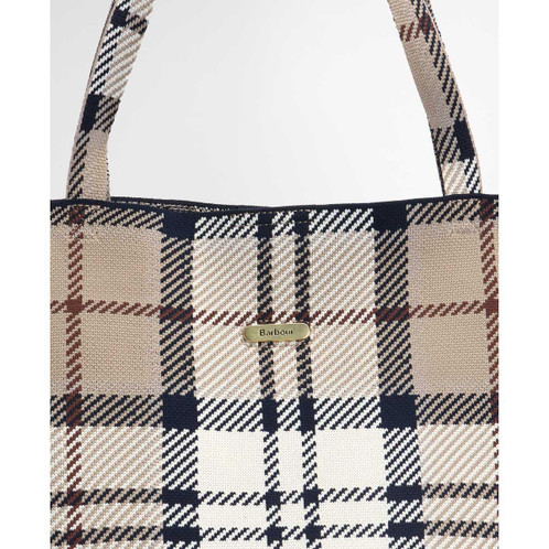Barbour Layla Tartan Large Tote Bag logo