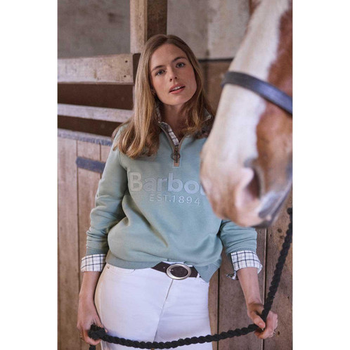 Blue Sage Cynthia Half Zip Sweatshirt lifestyle