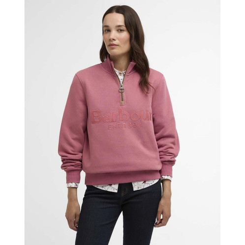 Wildberry Cynthia Half Zip Sweatshirt front