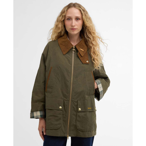 Ivy Green/Ancient Icons Bedale Showerproof Jacket front
