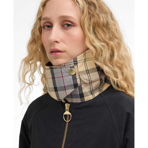 Navy/Dress Icons Bedale Showerproof Jacket collar