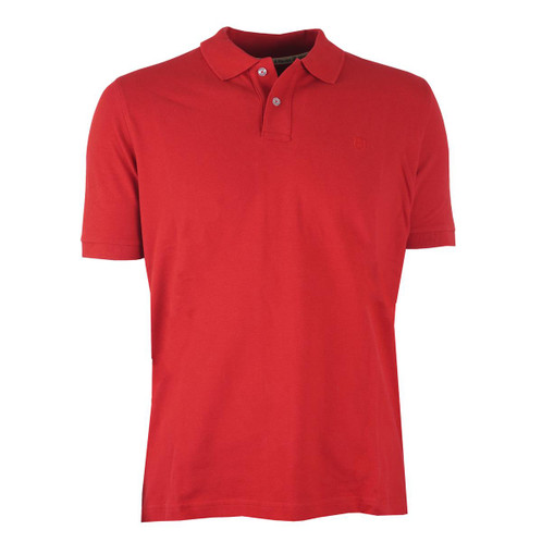 Albert and Maurice Mens Classic Pique Polo Shirt Red