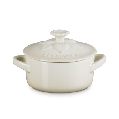  Le Creuset Stoneware Petite Casserole La Jardin Collection Meringue
