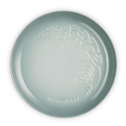  Le Creuset Stoneware Plate La Jardin Collection seasalt