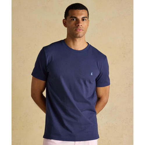 Navy Joules Mens Classic Fit T-Shirt On Model