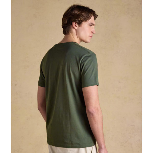 Khaki Green Joules Mens Classic Fit T-Shirt On Model