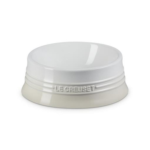Le Creuset Stoneware Pet Bowl Meringue